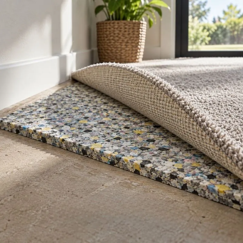 Carpet Underlay installed in Australian Home by Jim's Flooring.