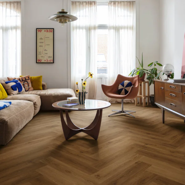 Melbourne home interior featuring professionally installed timber flooring.
