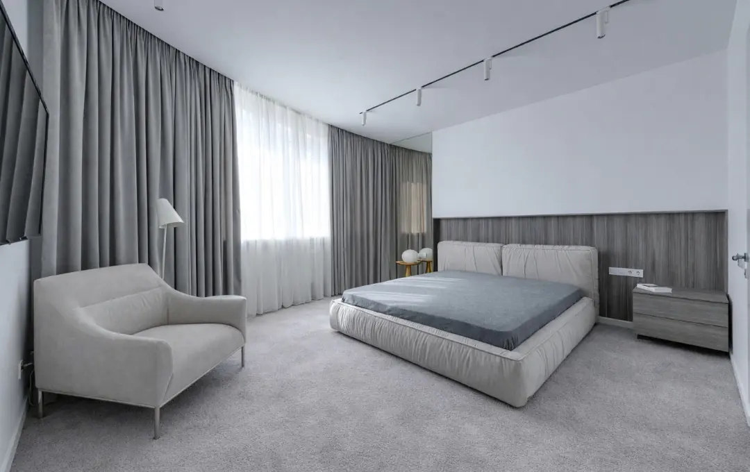 A bedroom in Canberra with Flooring Installation done by Jim's Flooring.